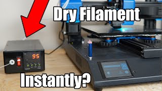 Inline 3D Printing Filament Dryer  Does It Work [upl. by Eetsirk824]