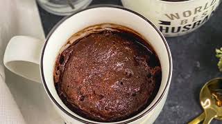 1Minute Nutella Mug Cake Only 3 Ingredients [upl. by Clarance]