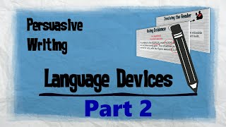 Persuasive Techniques Part 2  Persuasive Writing  EasyTeaching [upl. by Engedus15]