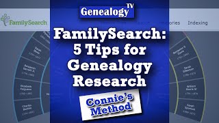 FamilySearchorg 5 Tips for Free Genealogy Research 2020 [upl. by Onaicnop]