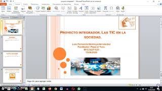 Tutorial Proyecto integrador Módulo 1 [upl. by Luanne]