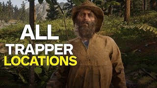 Red Dead 2 All Trapper Locations [upl. by Primrose270]