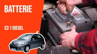 Changer la Batterie CITROEN C3 16 HDI 🔋 [upl. by Elaynad642]