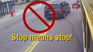 Stop Means Stop  School Bus Safety [upl. by Hamlet534]