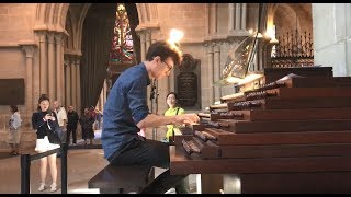 An Impromptu Musical Moment in Lausanne Cathedral [upl. by Dorehs188]