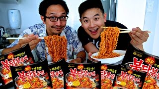 KOREAN FIRE NOODLE CHALLENGE EXTREME [upl. by Harima]