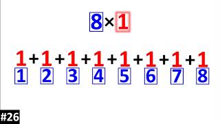 Multiplication as Repeated Addition Most Examples Ever [upl. by Clemens]