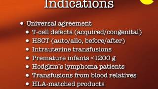 Why Do WeIrradiate Blood [upl. by Nauqit]