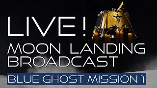 Fireflys Blue Ghost Mission 1 Lunar Landing [upl. by Kelton]