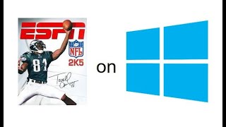 How to play NFL2K5 on PC TutorialOutdated [upl. by Adyol552]