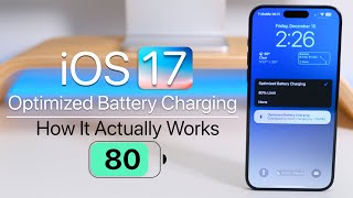 iOS 17 Battery Optimization  How It Actually Works [upl. by Gawlas]