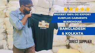 Biggest Export surplus original Bd garments supplier from Bangladesh amp India  garments warehouse [upl. by Lumbard980]