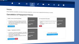 How to change cancellation policies in the extranet  Bookingcom [upl. by Gnas]