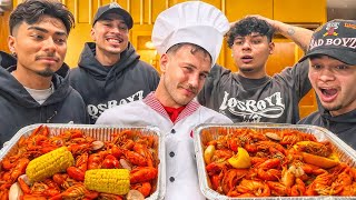 MAKING THE BEST CRAWFISH BOIL FT LOS BOYZ [upl. by Clarise]