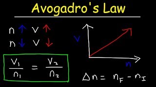 Avogadros law Practice Problems [upl. by Nyraf]