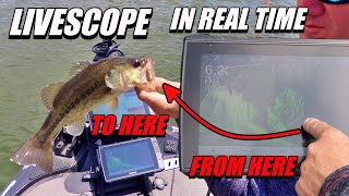 Using LIVESCOPE to catch fish in REAL TIME How Does Panoptix Work [upl. by Jenni]