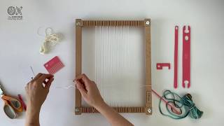 Weaving Basics How to Prepare Your Warp for Weaving [upl. by Petrick]