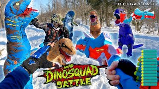 NERF GUN DINOSQUAD BATTLE  Nerf First Person Shooter [upl. by Larimore]