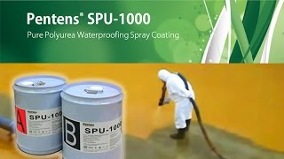 Pentens Pure Polyurea Spray Coating System SPU1000 [upl. by Minerva2]