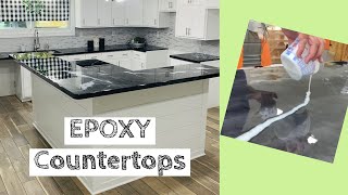 EPOXY Countertops  Complete Build and Pour [upl. by Amsed]