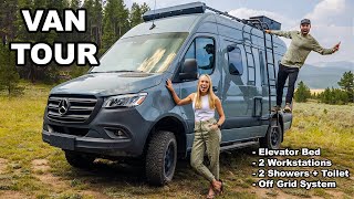 AWESOME VAN TOUR  Winnebago Revel 4x4 2021 Pros vs Cons Review [upl. by Orlan685]