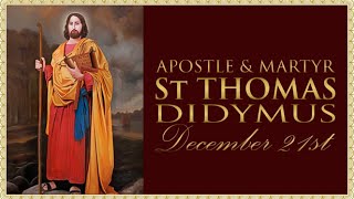 The Daily Mass St Thomas Apostle [upl. by Bringhurst]