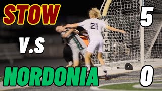 2023 Stow Soccer vs Nordonia [upl. by Anayia]