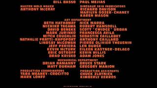 Jurrasic Park End Credits 1993 [upl. by Lindsey]