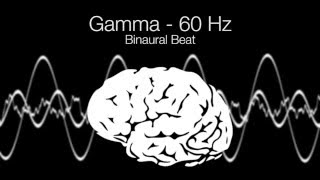 Genius Gamma Binaural Beat  60Hz 1h Pure [upl. by Shanna]