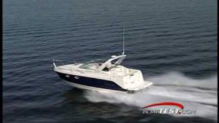 Rinker 270 Fiesta Vee Expres Cruiser Performance Test  By BoatTestcom [upl. by Adnorrehs]