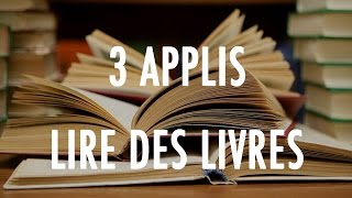 Le TOP 3  Les applications pour lire des livres [upl. by Aniar724]