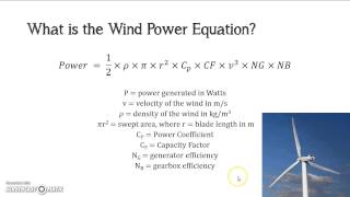 The Wind Power Equation [upl. by Kant]