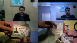 Steps to create Gate Pass or Visiting Cards in few seconds [upl. by Ellenar]