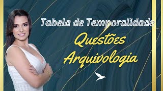 Tabela de Temporalidade  Questões de Arquivologia [upl. by Novart984]