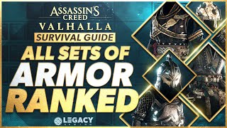 Every Armor Set Ranked  Assassins Creed Valhalla Survival Guide [upl. by Anirres]