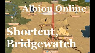 Albion Online  Caerleon to Bridgewatch fast almost safely [upl. by Rebmaed563]