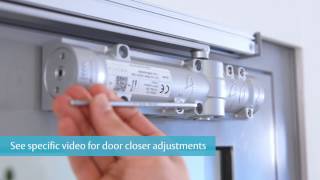 ASSA ABLOY DC700 G461 Door Closer Installation Guide [upl. by Koralie304]