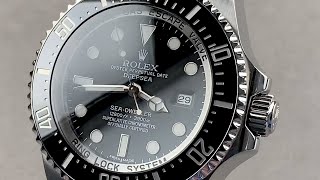 Rolex SeaDweller Deepsea 116660 Rolex Watch Review [upl. by Glynnis]