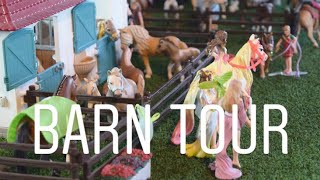 Schleich Barn Tour May 2020  Silver Star Stables [upl. by Aenahs]