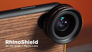 Affordable Wide Angle Smartphone Lens  RhinoShield Review [upl. by Oigres80]