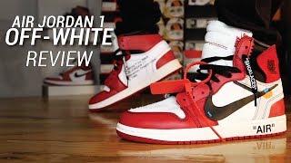 OFF WHITE AIR JORDAN 1 REVIEW Signed By VIRGIL ABLOH [upl. by Sallee]