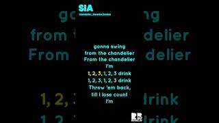 Sia  Chandelier  Karaoke Version [upl. by Assirrak625]