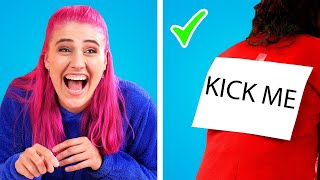 PRANK WARS IN SCHOOL 12 Sweet DIY School Pranks and Back To School Hacks [upl. by Marlee]