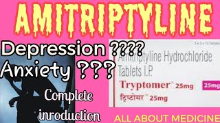 Amitriptyline 10mg  amitriptiline hydrochloride tablets ip  typtomer 10 mg in hindi [upl. by Eedissac]