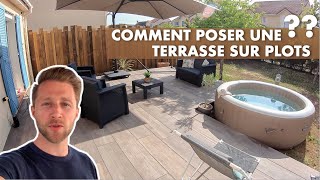 🏡COMMENT POSER UNE TERRASSE SUR PLOTS [upl. by Aihsel113]