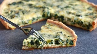 Spinach and Leek Quiche [upl. by Dalpe426]