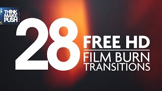 28 FREE HD FILM BURN TRANSITIONS [upl. by Leahci]