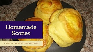 How to bake super Soft Amasi Scones  Amakhekhe  South African YouTuber [upl. by Statis537]