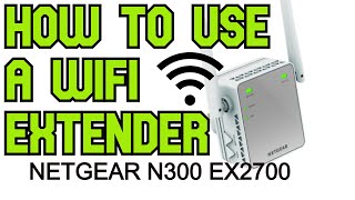 How to Extend Your WiFi  Setting up Netgear N300 EX2700 Wifi Range Extender [upl. by Yardna]