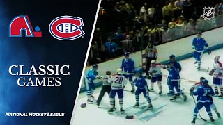 NHL Classic Games 1984 Battle of Quebec  Canadiens defeat Nordiques [upl. by Marcos321]